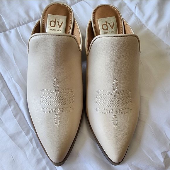 NEW Dv Dolce Vita Kandala Western Mule Boots 6M - Picture 5 of 5